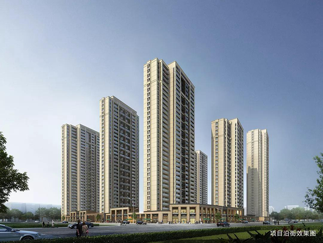 金輝優(yōu)步大道項(xiàng)目沿街效果圖