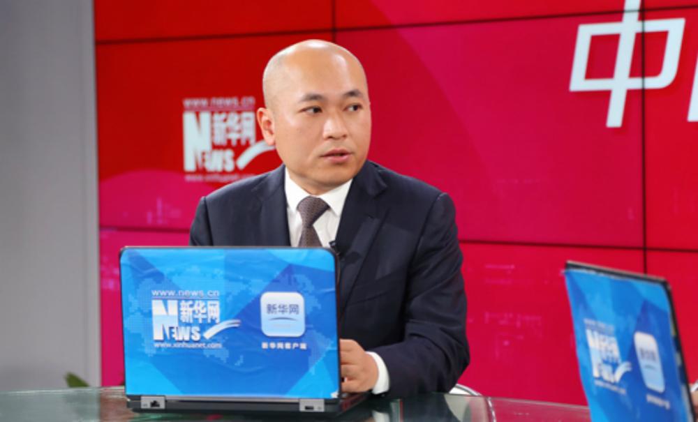 1577421449727175.jpg 金輝集團(tuán)執(zhí)行總裁陳朝榮做客新華網(wǎng)
